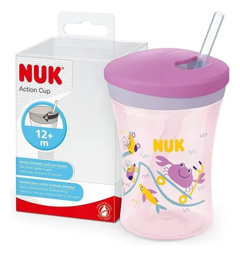 NUK VASO CON SORBETE ACTION CUP 12M X230ML
